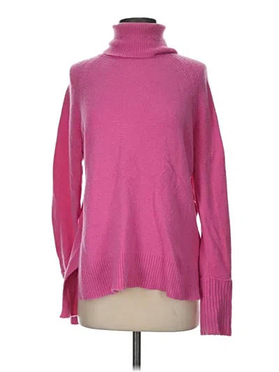 Pre-owned Jcrew Turtleneck Sweater In Pink