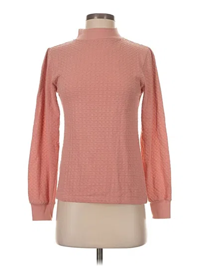 Pre-owned Jcrew Turtleneck Sweater In Pink