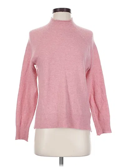 Pre-owned Jcrew Turtleneck Sweater In Pink