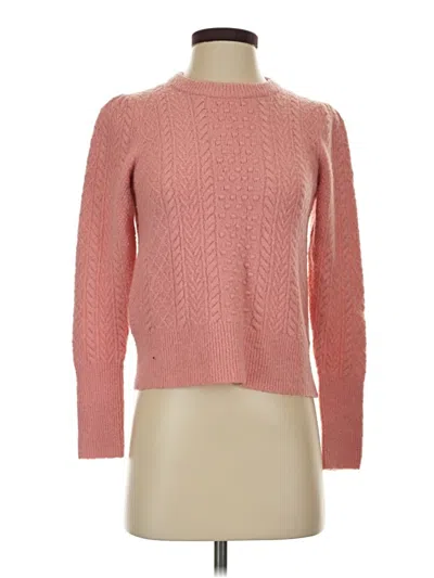 Pre-owned Jcrew Turtleneck Sweater In Pink
