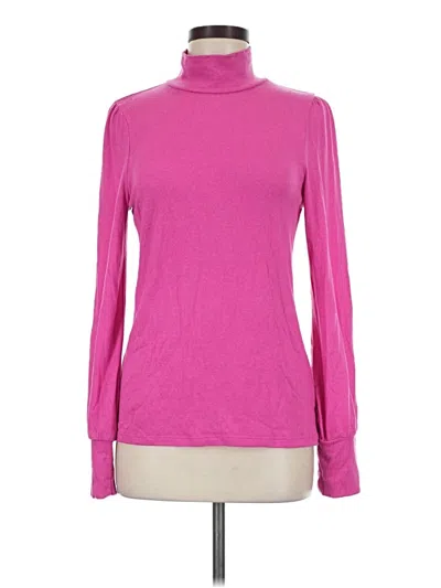 Pre-owned Jcrew Turtleneck Sweater In Pink