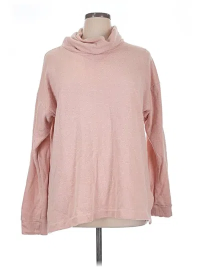 Pre-owned Jcrew Turtleneck Sweater In Pink