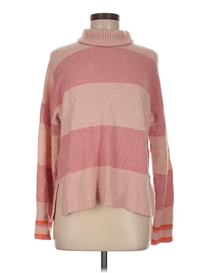 Pre-owned Jcrew Turtleneck Sweater In Pink