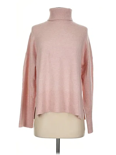 Pre-owned Jcrew Turtleneck Sweater In Pink