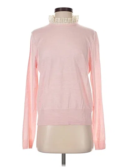 Pre-owned Jcrew Turtleneck Sweater In Pink