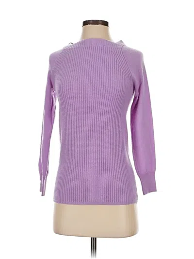 Pre-owned Jcrew Turtleneck Sweater In Purple