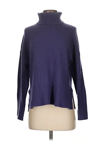 Pre-owned Jcrew Turtleneck Sweater In Purple