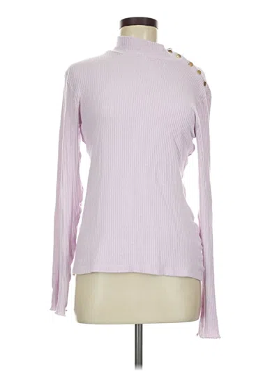 Pre-owned Jcrew Turtleneck Sweater In Purple
