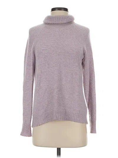 Pre-owned Jcrew Turtleneck Sweater In Purple