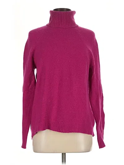 Pre-owned Jcrew Turtleneck Sweater In Purple