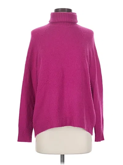 Pre-owned Jcrew Turtleneck Sweater In Purple