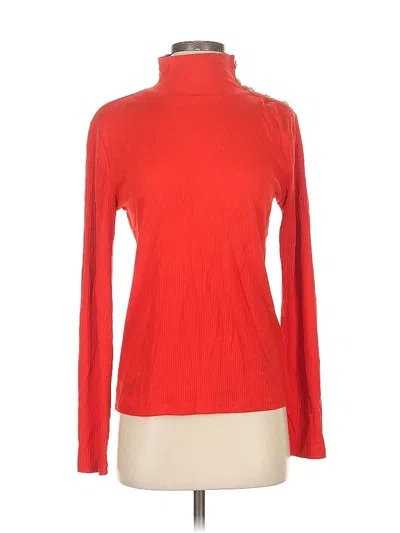 Pre-owned Jcrew Turtleneck Sweater In Red