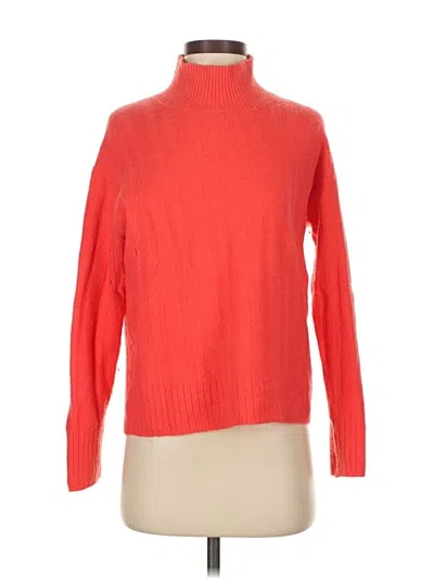 Pre-owned Jcrew Turtleneck Sweater In Red