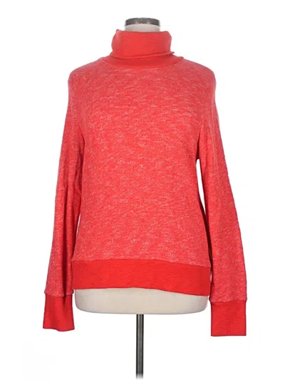Pre-owned Jcrew Turtleneck Sweater In Red