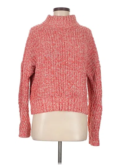 Pre-owned Jcrew Turtleneck Sweater In Red