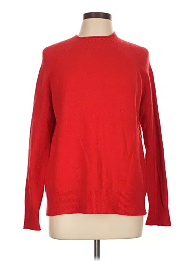 Pre-owned Jcrew Turtleneck Sweater In Red