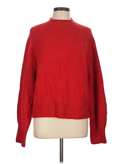 Pre-owned Jcrew Turtleneck Sweater In Red