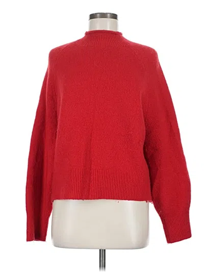 Pre-owned Jcrew Turtleneck Sweater In Red