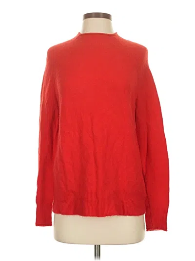 Pre-owned Jcrew Turtleneck Sweater In Red