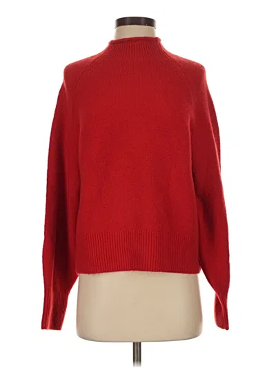 Pre-owned Jcrew Turtleneck Sweater In Red