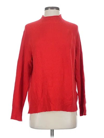 Pre-owned Jcrew Turtleneck Sweater In Red
