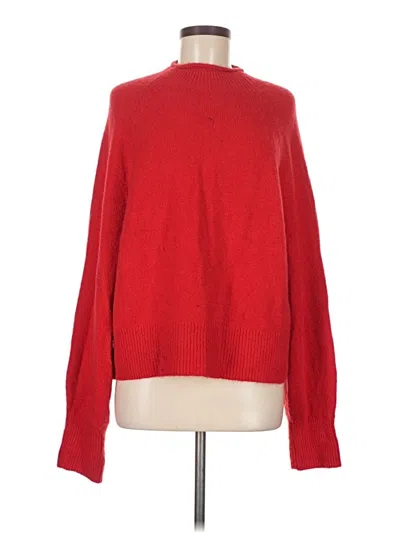 Pre-owned Jcrew Turtleneck Sweater In Red