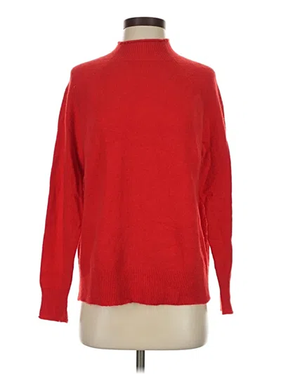 Pre-owned Jcrew Turtleneck Sweater In Red