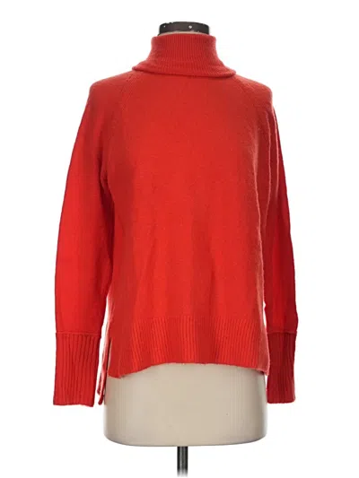 Pre-owned Jcrew Turtleneck Sweater In Red