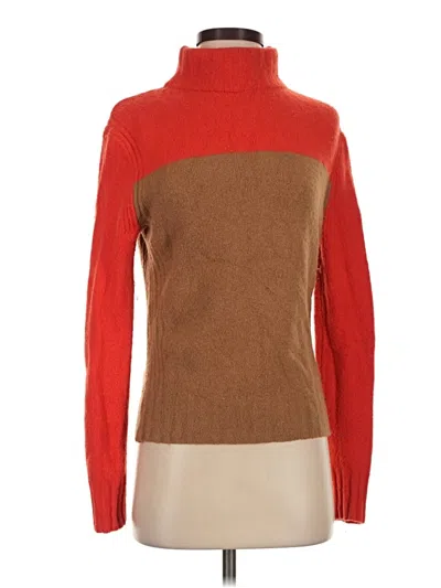 Pre-owned Jcrew Turtleneck Sweater In Red