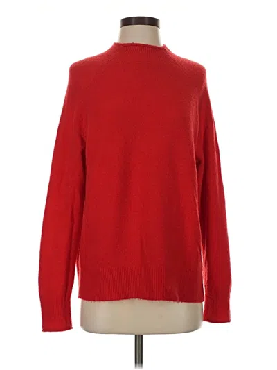 Pre-owned Jcrew Turtleneck Sweater In Red