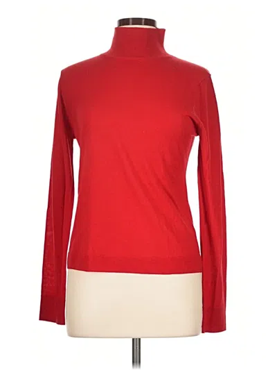 Pre-owned Jcrew Turtleneck Sweater In Red