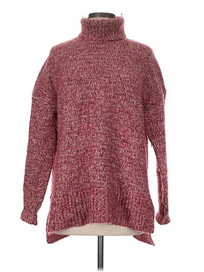 Pre-owned Jcrew Turtleneck Sweater In Red
