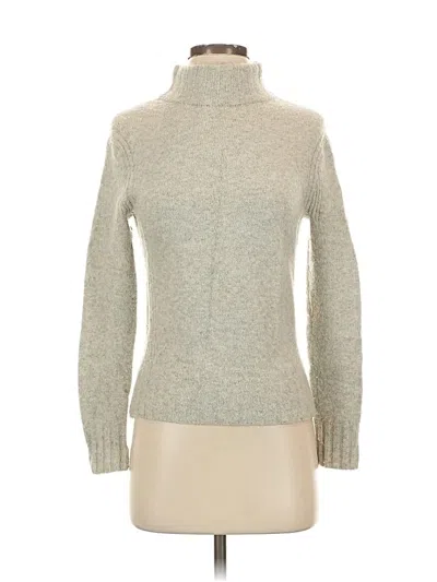Pre-owned Jcrew Turtleneck Sweater In Silver