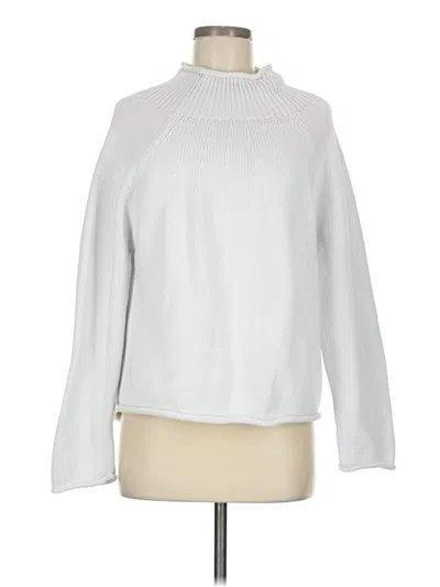 Pre-owned Jcrew Turtleneck Sweater In Silver