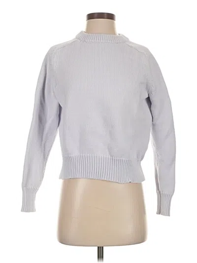 Pre-owned Jcrew Turtleneck Sweater In Silver