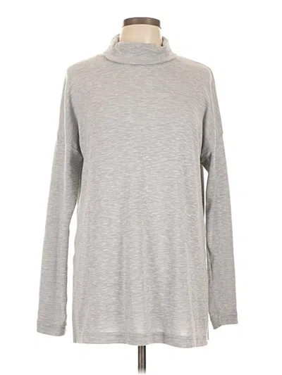 Pre-owned Jcrew Turtleneck Sweater In Silver