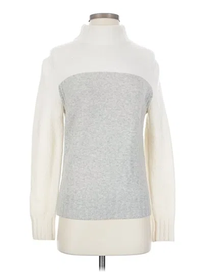 Pre-owned Jcrew Turtleneck Sweater In Silver