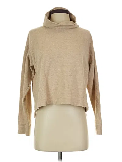 Pre-owned Jcrew Turtleneck Sweater In Tan