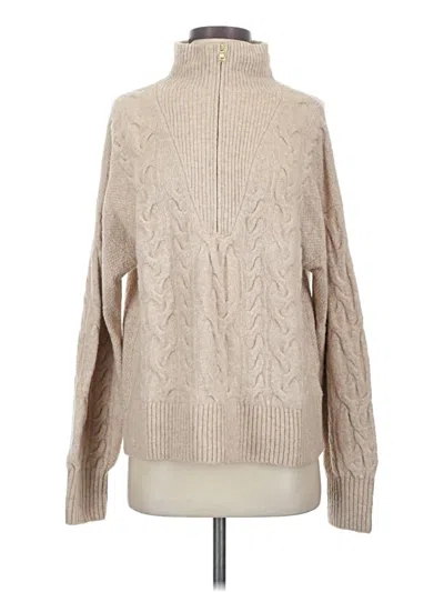 Pre-owned Jcrew Turtleneck Sweater In Tan