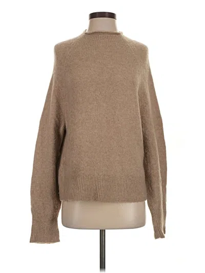 Pre-owned Jcrew Turtleneck Sweater In Tan