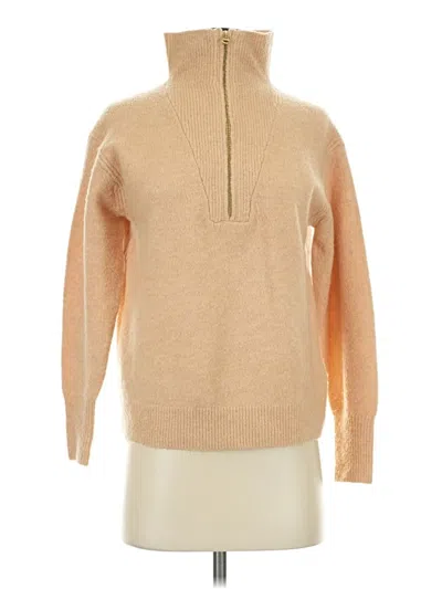Pre-owned Jcrew Turtleneck Sweater In Tan