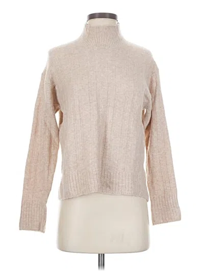 Pre-owned Jcrew Turtleneck Sweater In Tan