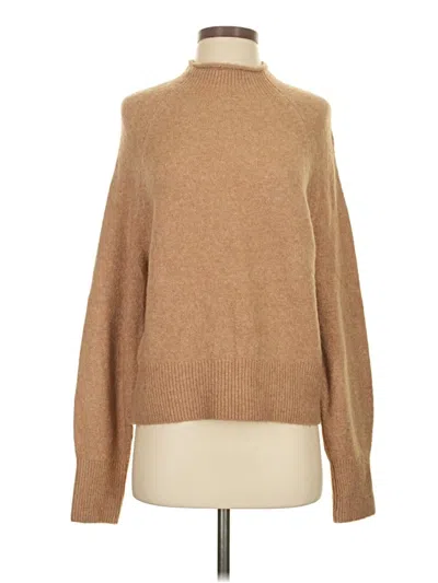 Pre-owned Jcrew Turtleneck Sweater In Tan