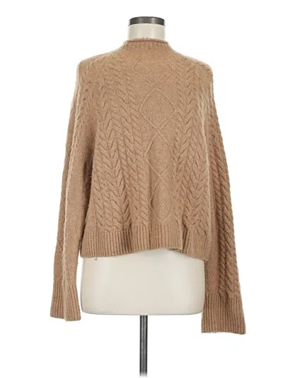 Pre-owned Jcrew Turtleneck Sweater In Tan
