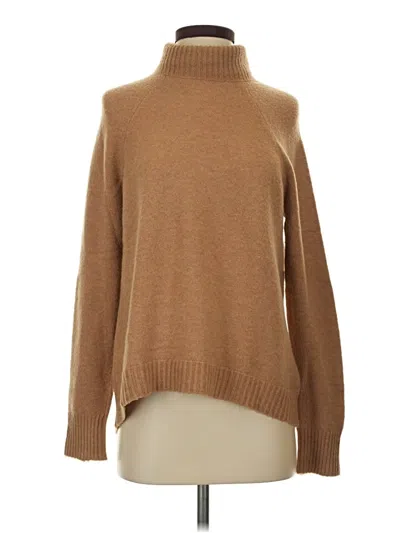 Pre-owned Jcrew Turtleneck Sweater In Tan
