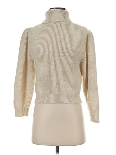 Pre-owned Jcrew Turtleneck Sweater In Tan