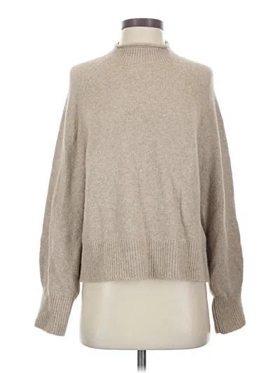 Pre-owned Jcrew Turtleneck Sweater In Tan