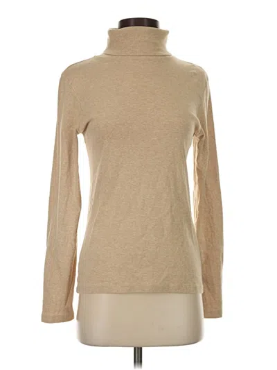 Pre-owned Jcrew Turtleneck Sweater In Tan