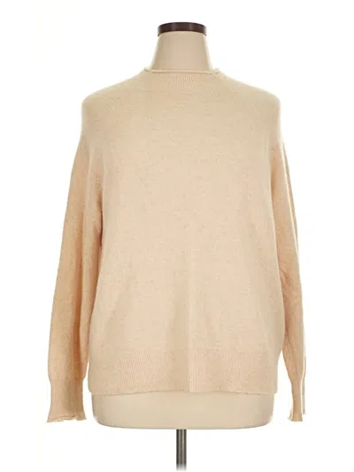 Pre-owned Jcrew Turtleneck Sweater In Tan