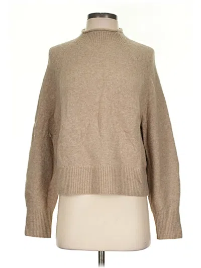 Pre-owned Jcrew Turtleneck Sweater In Tan